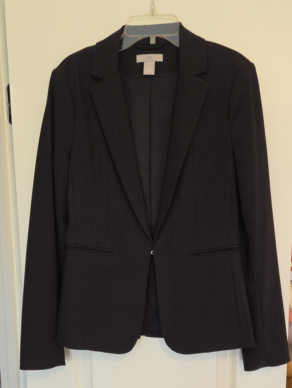 H&M Black Women's Single-Button Blazer